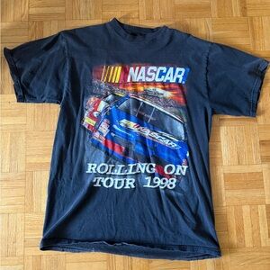 NASCAR Rolling on Tour 1998 Vintage T-Shirt